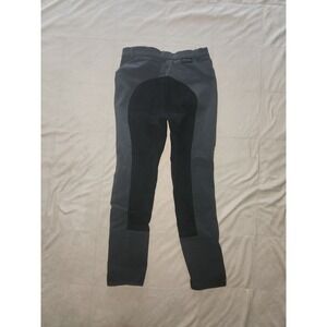 Equilibre grey and black equestrian breeches. Youth size 12 (152). Riding pants